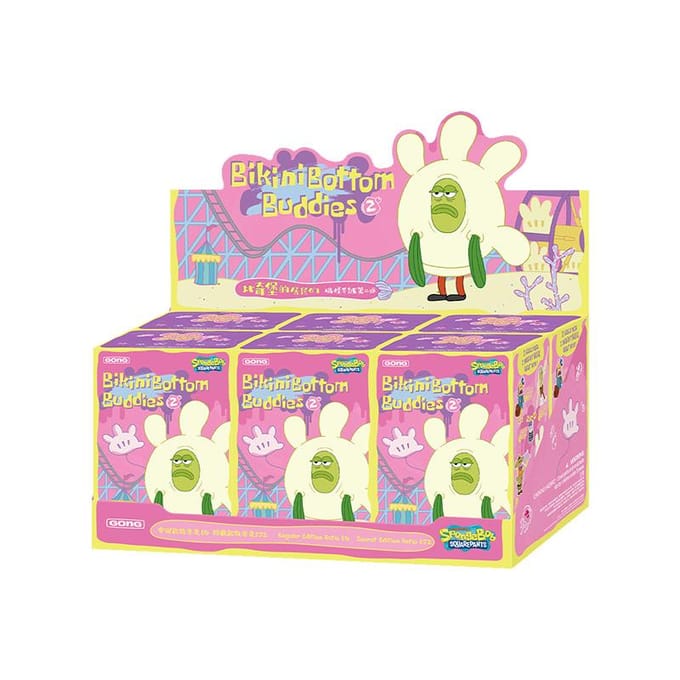 POP MART Bikini Bottom Buddies - Whimsical Pluche Serie 2 Blind Box