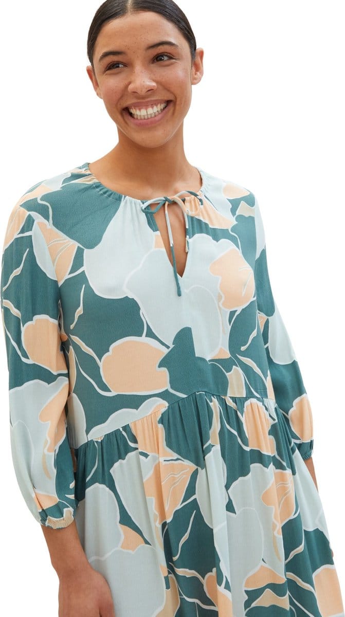 Tom Tailor - Jurk - Maat 44 - Vrouwen - 34845 abstract - Viscose