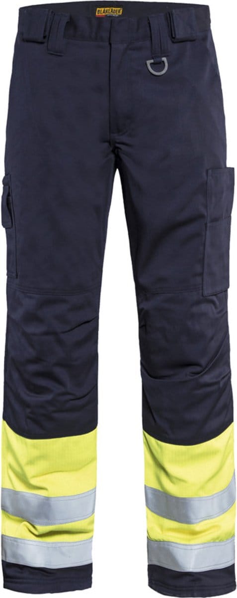 Blaklader Multinorm Winterwerkbroek 1869-1514 - Marine/High Vis Geel - D112