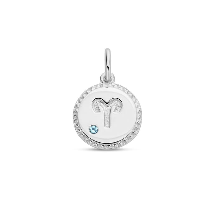 Hanger Sterrenbeeld Zirkonia Zilver Gerhodineerd