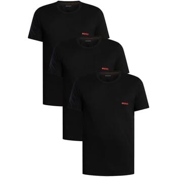 HUGO T-shirts regular fit (3-pack) - heren T-shirts O-hals - zwart