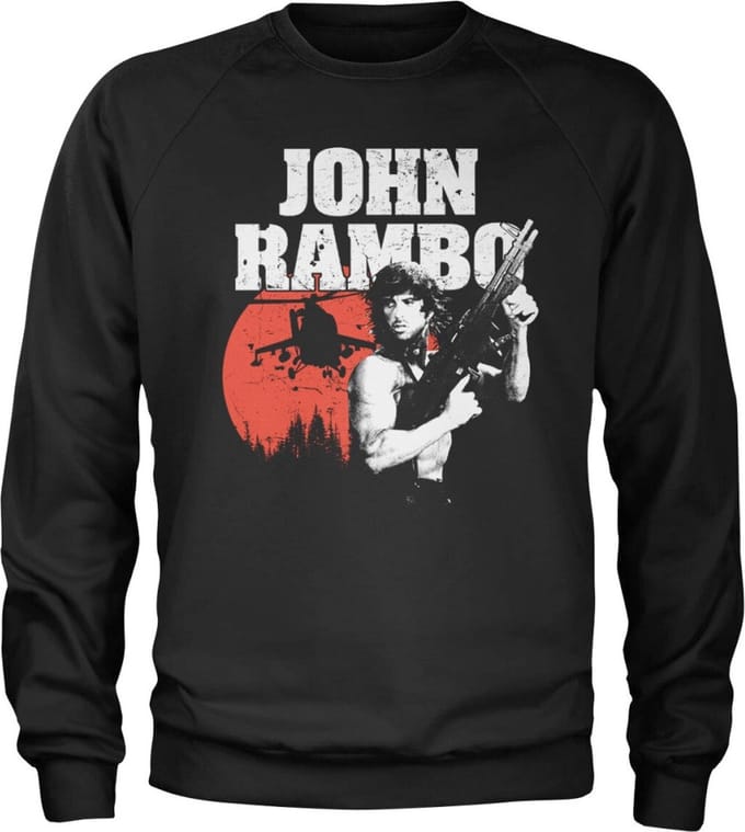 Rambo Sweater/trui -S- John Rambo Zwart