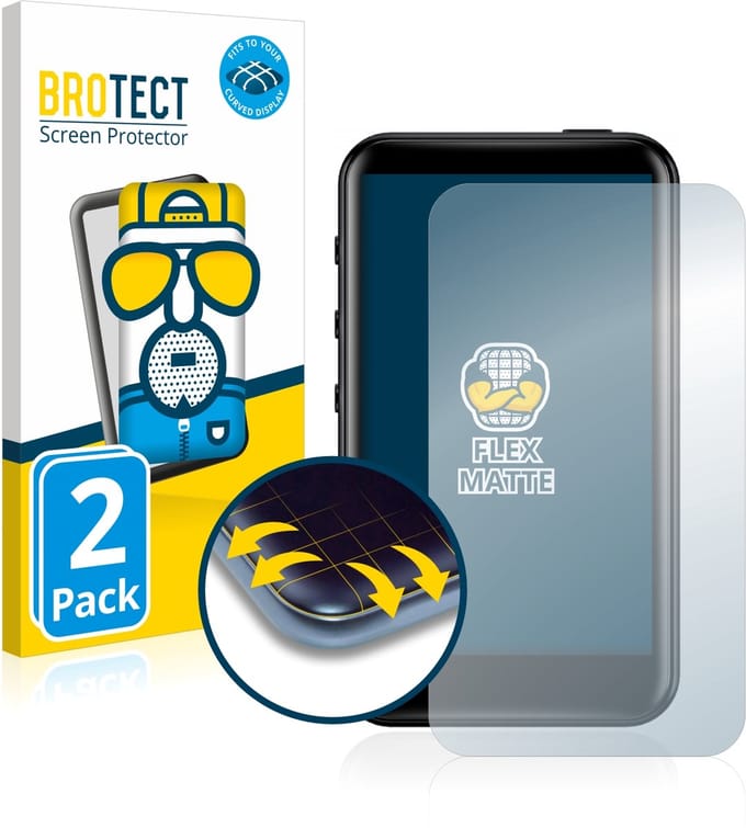 BROTECT - Screenprotector voor FiiO M6 - Folie Beschermfolie matte volledig dekking 2 Stuks
