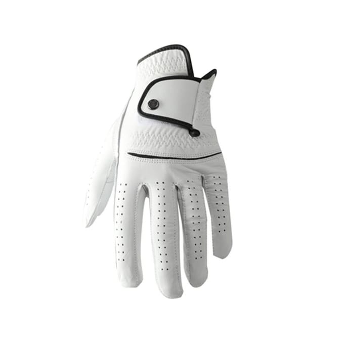 Gants de golf peau de mouton antidérapants respirants durables 23 blanc