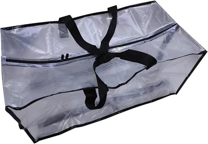 Opbergzakken - Reistassen - Verhuizen en Opslag - Extra Groot - 73 cm - Transparant