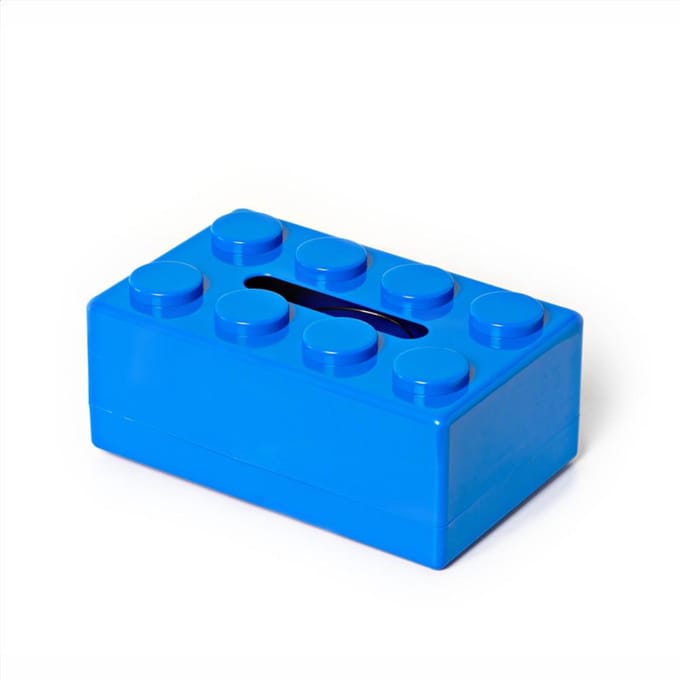 Creatieve bouwstenen Vorm Tissue Box Papierhouder Badkamer Gezicht Handdoek Box Organizer