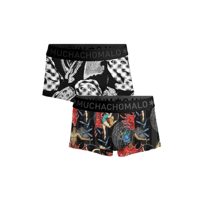 Muchachomalo Heren 2-pack trunks circus