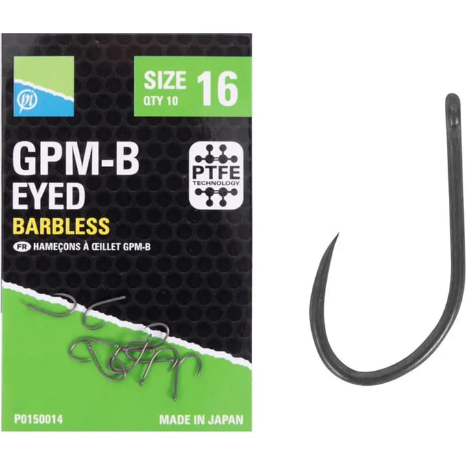 Haken gpm-b maat 16 geoogd (x10)