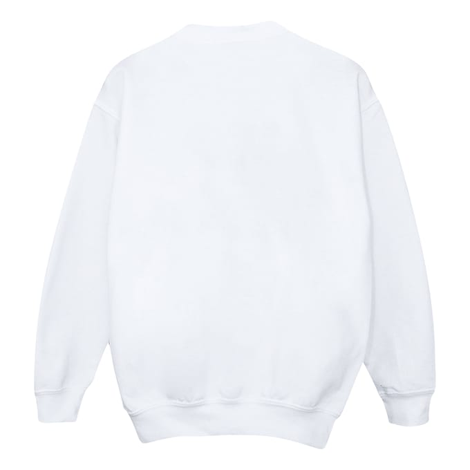 Disney Dames/Dames Winnie The Pooh Vrolijk Kerstmis Holly Sweatshirt (Wit)