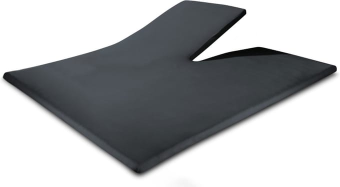 Sleeptime Splittopper Jersey Hoeslaken - Tweepersoons 160x200 cm - Stretch - Antraciet