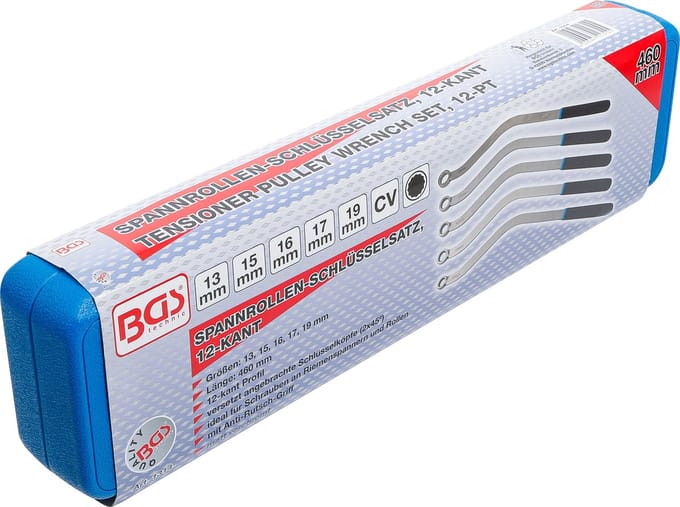BGS Spanrolsleutelset twaalfkant, speciaal model 13 - 19 mm 5 delig
