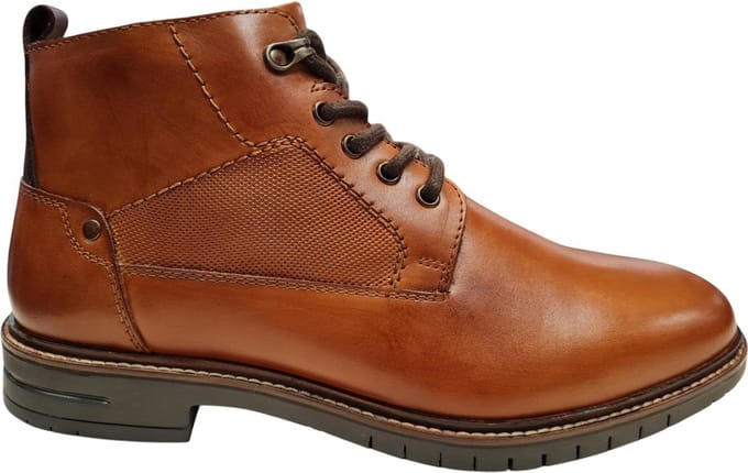 Longo 1135646 3 Cognac Heren Nette Veterschoenen - Cognac - 41