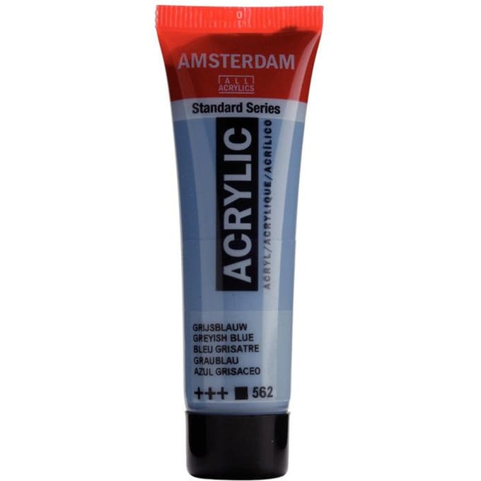 Verf - Acryl - 562 - Grijs blauw - Amsterdam - 20ml