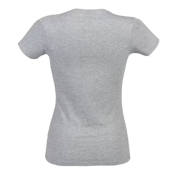 SF Women Dames/Dames Feel Good Effen Stretch T-shirt (Heide Grijs)
