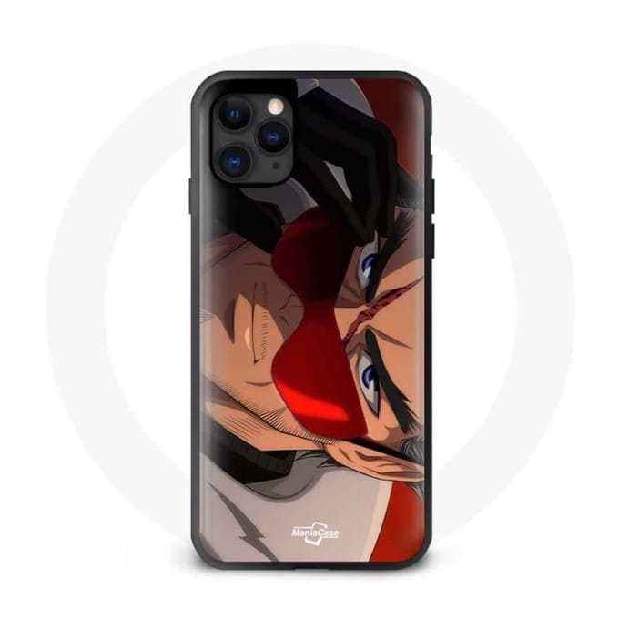 Coque - Maniacase - Iphone 12 Mini - One Punch Man - Silicone - Noir noir