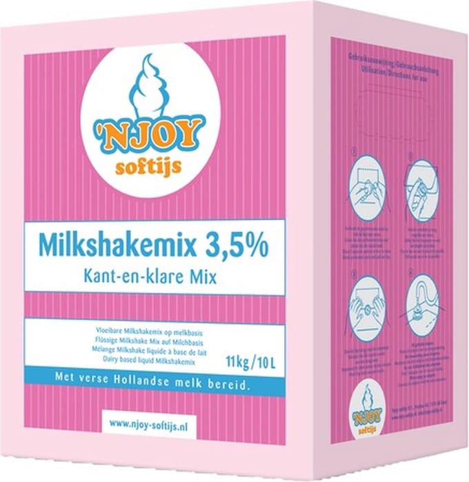 NJOY | Milkshake | 3.5% | vloeibaar | 10 liter