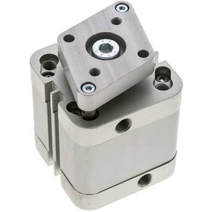 ISO 21287 Compacte Dubbelwerkende Cilinder 50-25mm - Magnetisch - Niet-roterend