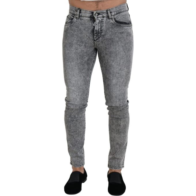 Slim Fit Acid Wash Jeans