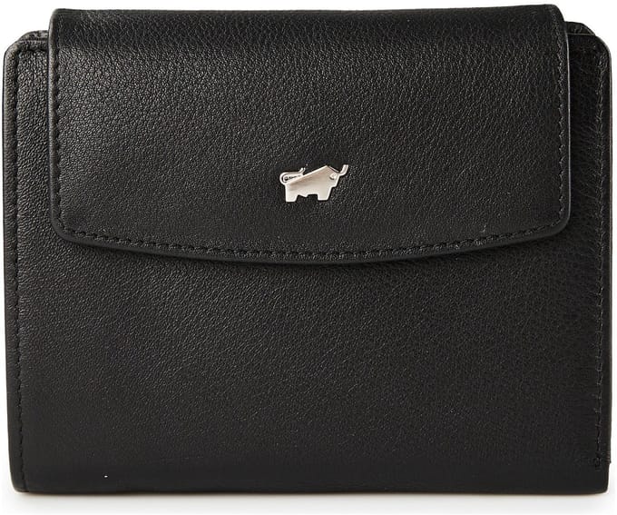 Braun Büffel Joy Portemonnee RFID-bescherming Leer 12 cm - Dames - Horizontaal - black