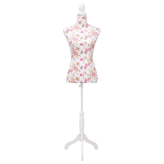 Dames Borstbeeld Paspop Kleermakerspop Romp Mannequin Katoen Wit & Roze