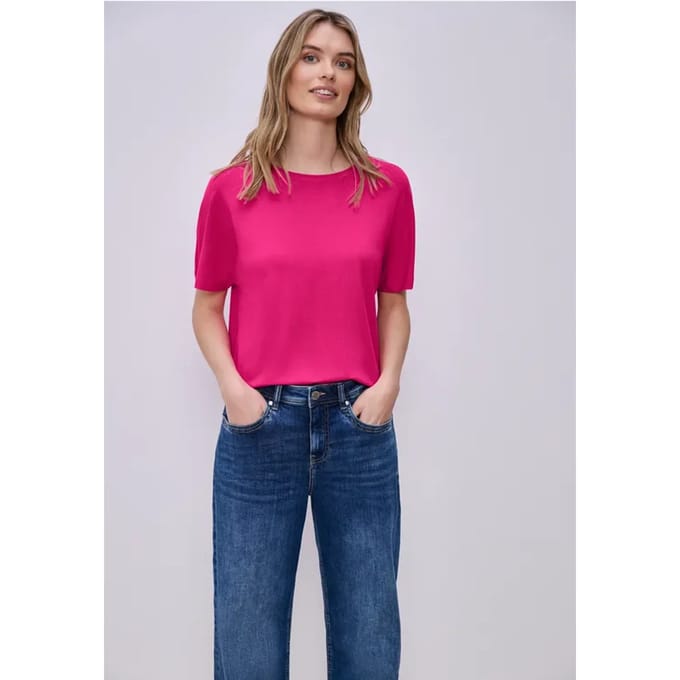 Basic Shirt met schouders