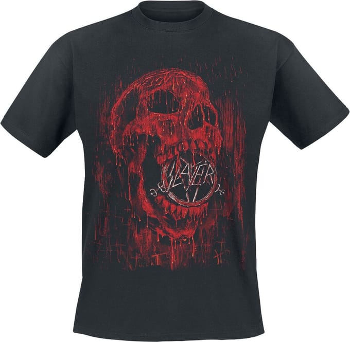 Slayer Bloodskull Heren T-shirt - zwart - S