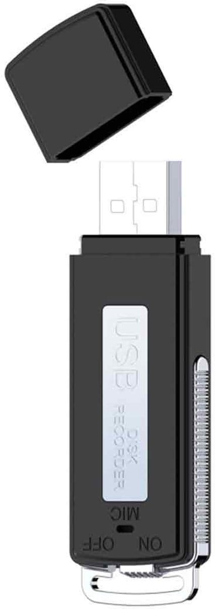longziming -Mini Dictafoon - Professioneel - 8GB - Oplaadbaar - 96U Opname - USB