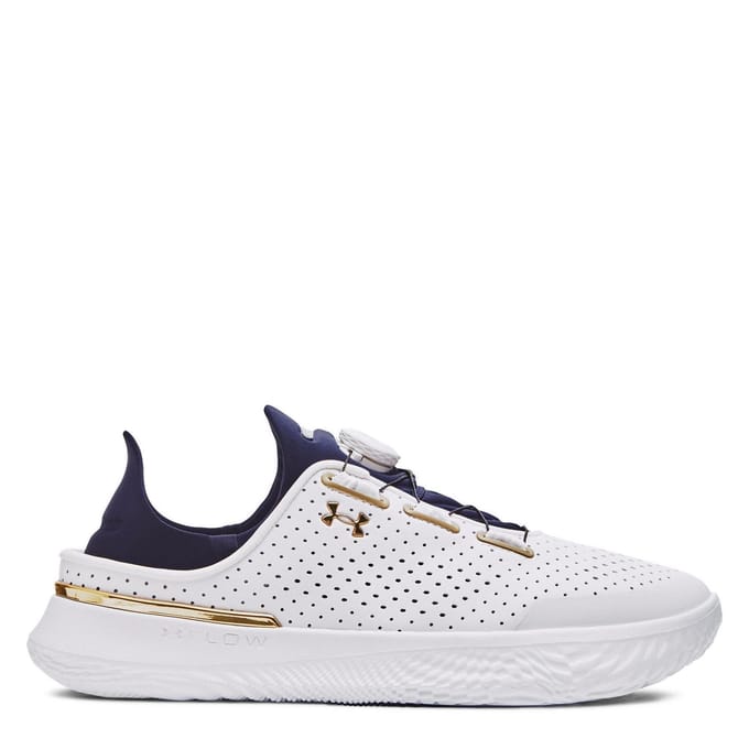 Under Armour SlipSpeed-sportschoenen voor heren (Wit/Goud)
