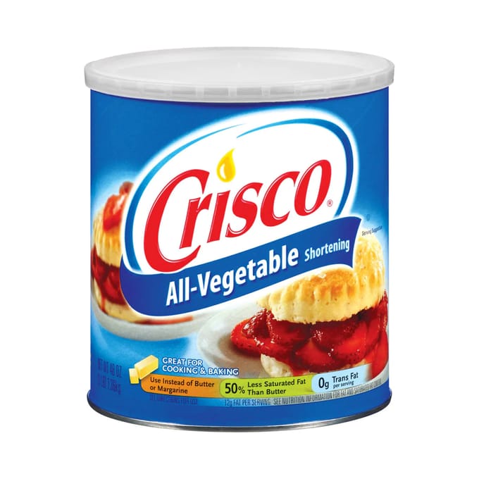 Crisco Shortening Plantaardig Vet 1,36kg