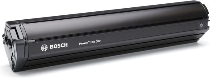 Bosch PowerTube 500 - Verticaal - Fietsaccu