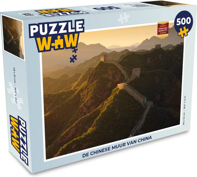 Puzzel De Chinese Muur van China - Legpuzzel - Puzzel 500 stukjes