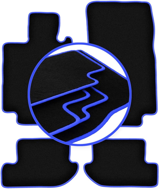 CARLUX-BLUE automatten voor: Mercedes CL W215 coupé (1999-1006)
