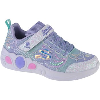 Skechers S Lights Princess Wishes meisjes sneaker - Zilver