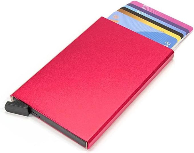 Figuretta Basic Creditcardhouder / RFID Card Protector - 6 Pasjes - Rood