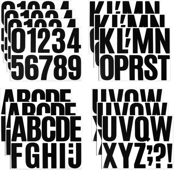 Allecto - Zelfklevende Vinyl Letters - Diy Ambachten - Waterdicht