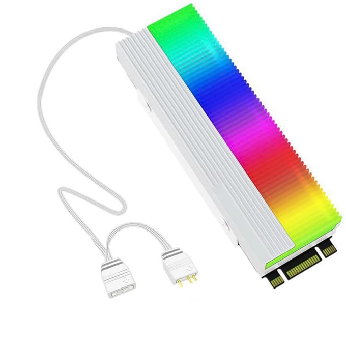 Aluminium Koellichaam voor M.2 2280 SSD Koeling met Warmtegeleiders