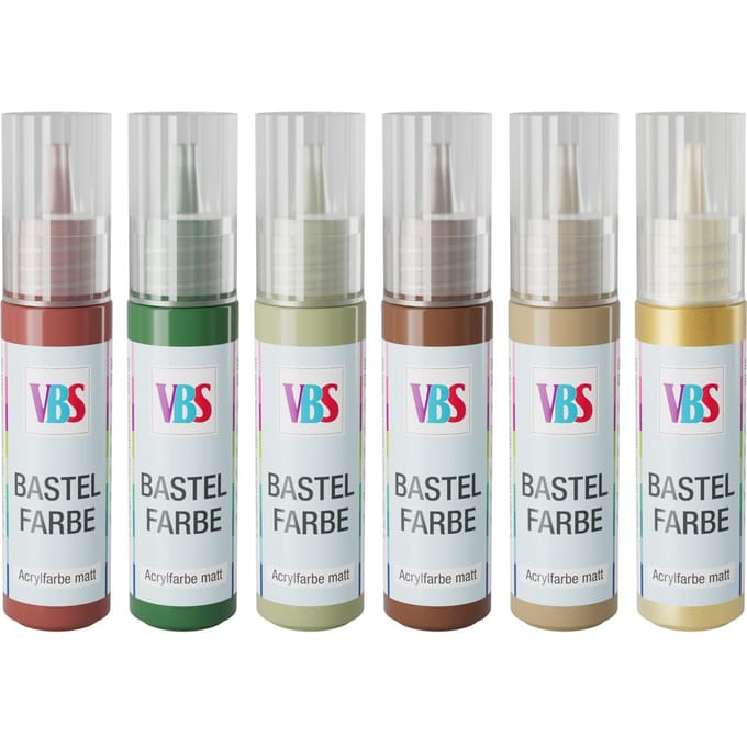 VBS Knutselverf set "Xmas-Soul", 6 x 20 ml