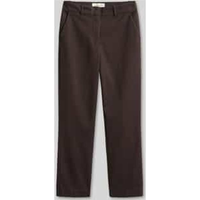 Slim fit broek van katoenmix in 7/8-lengte