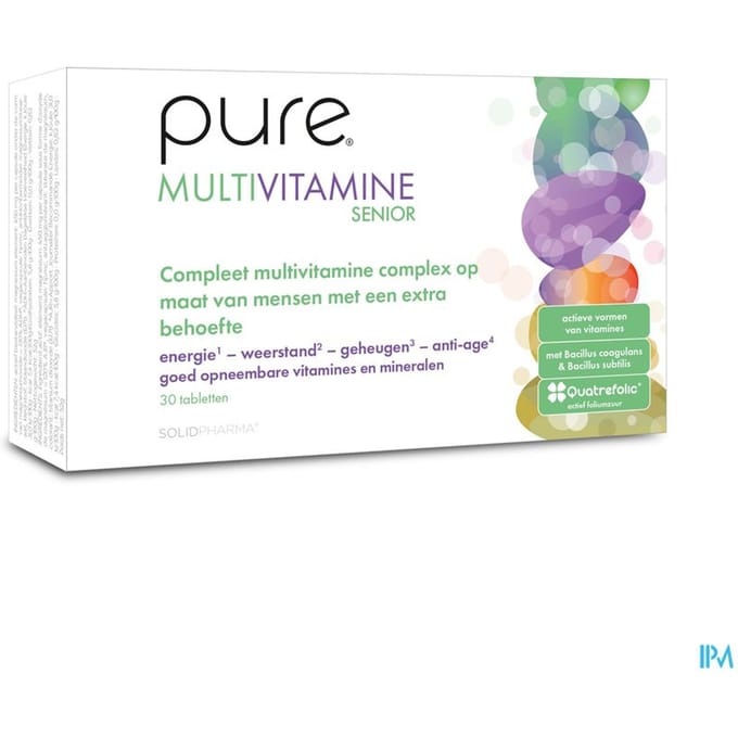 Pure Multivitamine Senior Tabl 30