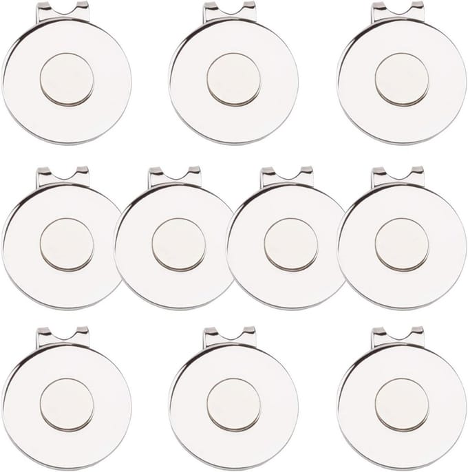Magnetische Golf Hoed Clips - 10 Pack Ball Marker Houder voor Golfer Accessoires