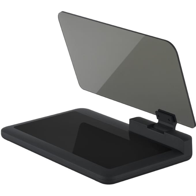 Universele Auto HUD Navigatiebeugel GPS Mobiele Telefoon Houder Groot Scherm HD Reflectie Projector gray