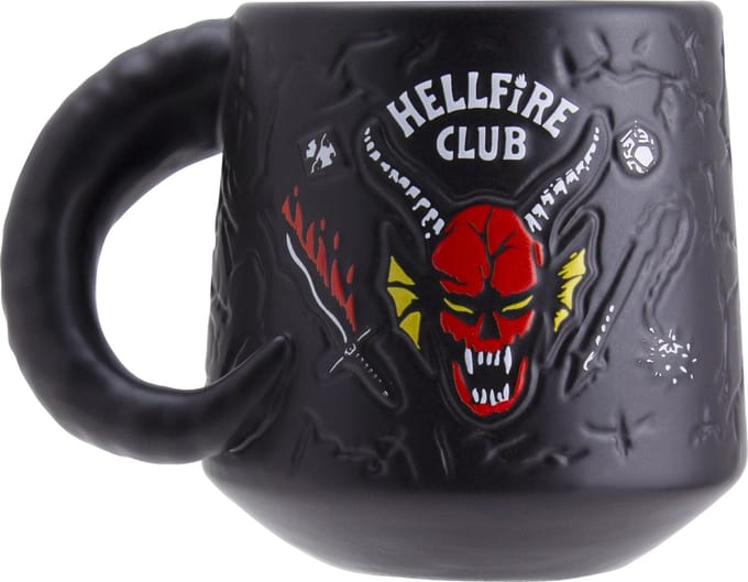 Stranger Things - Hellfire Club Demon Embossed Mok
