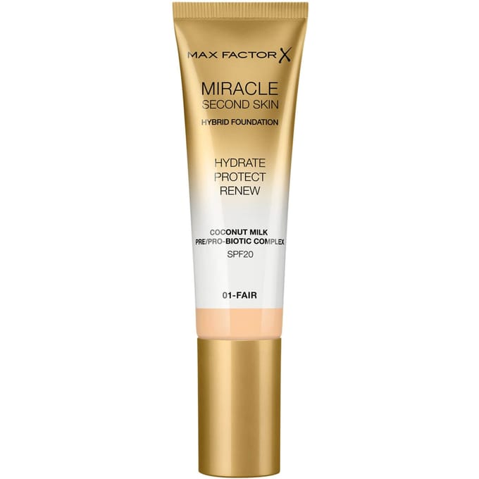 Max Factor Miracle Touch Second Skin 30ml (Various Shades) - Fair