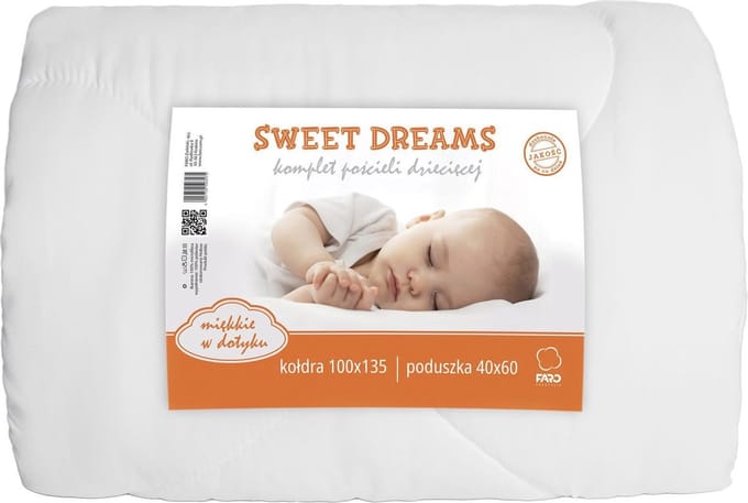Sweet Dreams BABY dekbed + kussen - 100 x 135 cm / 40 x 60 cm - Polyester