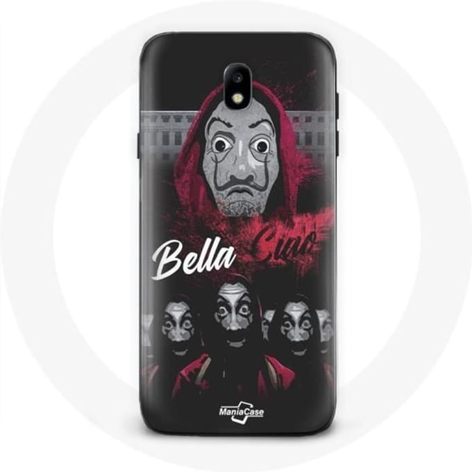 Samsung Galaxy J3 2017 hoesje met het papel bella ciao-logo