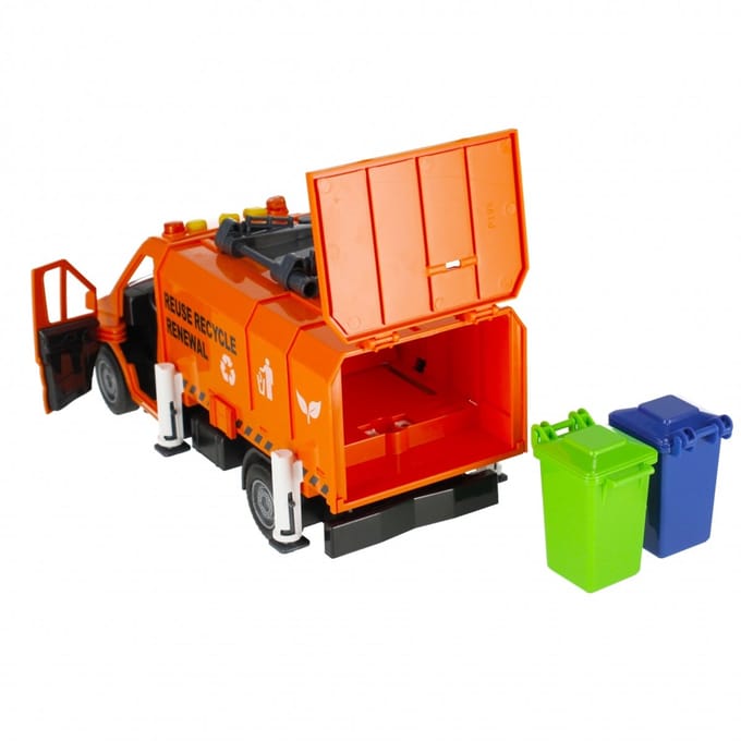 Mega Creative Vuilniswagen met Geluid & Licht, Pull & Back