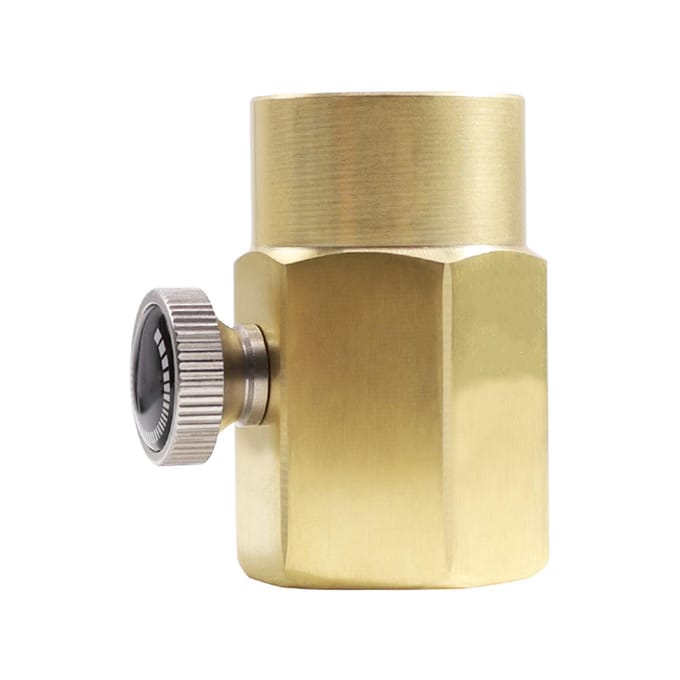 Messing huishoudelijke frisdrankflesadapter CO2-cilindernavuladapter CO2-vulklepconnectornavulling US