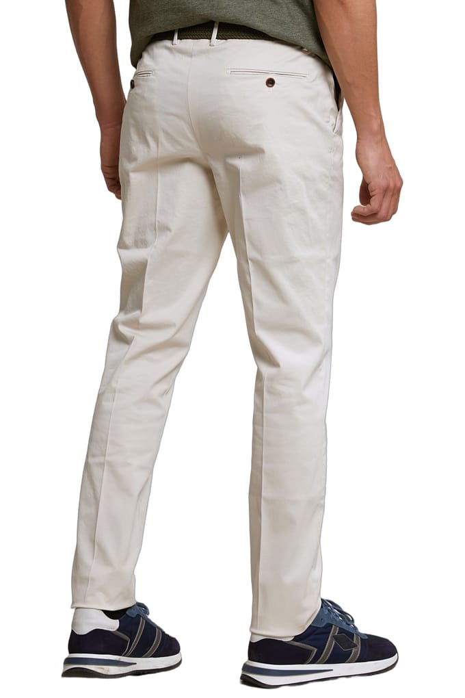 River Woods Cotton Chino Pants Stretch Egg Shell Größe: 46 | Chinos Outlet | Herren
