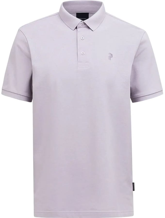 Peak Performance Classic Cotton Korte Mouw Poloshirt Paars S Man