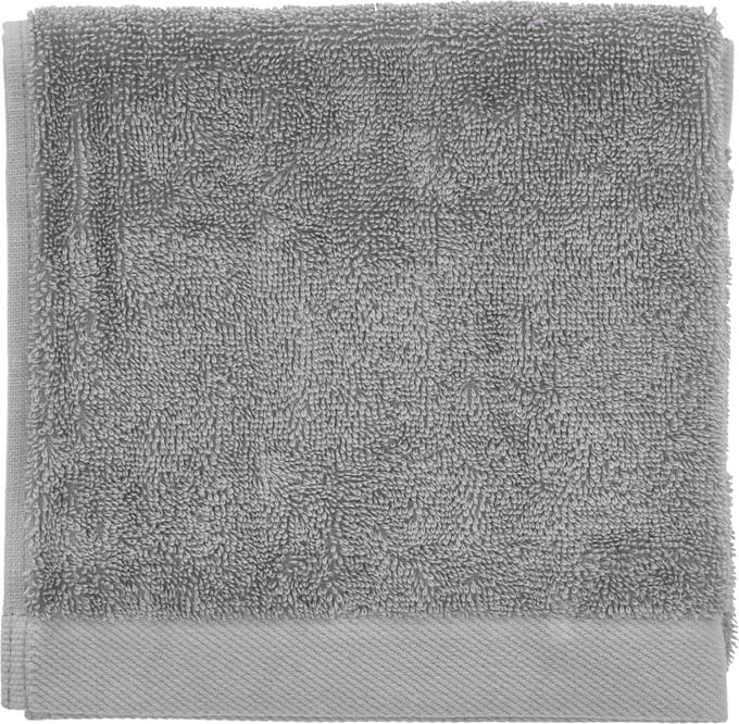 Södahl organic Comfort Handdoek 40 x 60 cm Stone Grey